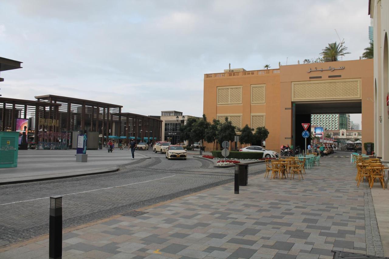 Newly Furnished One Bedroom Apartment Next To Metro & Beach In Marina Residence Dubai Eksteriør bilde
