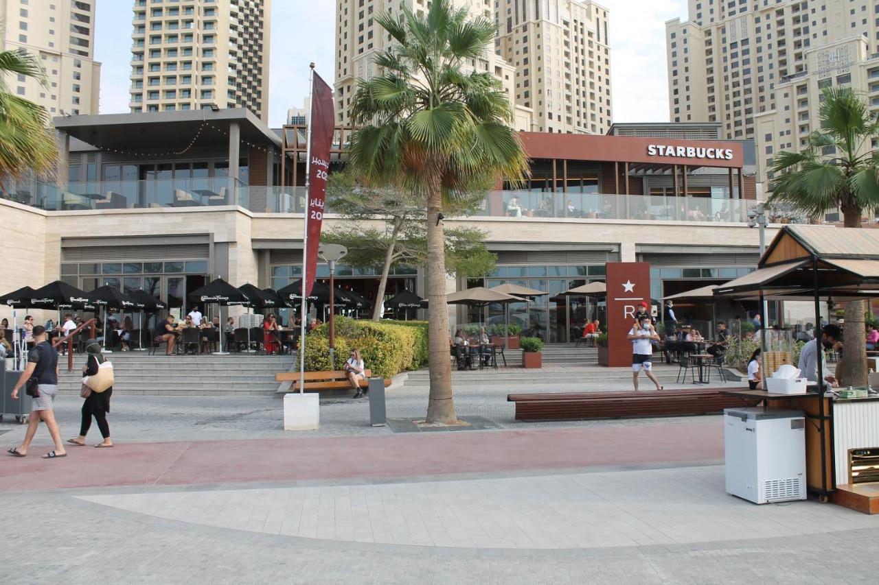 Newly Furnished One Bedroom Apartment Next To Metro & Beach In Marina Residence Dubai Eksteriør bilde